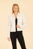 Quilted Faux Leather Puff Shoulder Jacket-Dolce Cabo