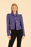 Quilted Faux Leather Puff Shoulder Jacket-Dolce Cabo