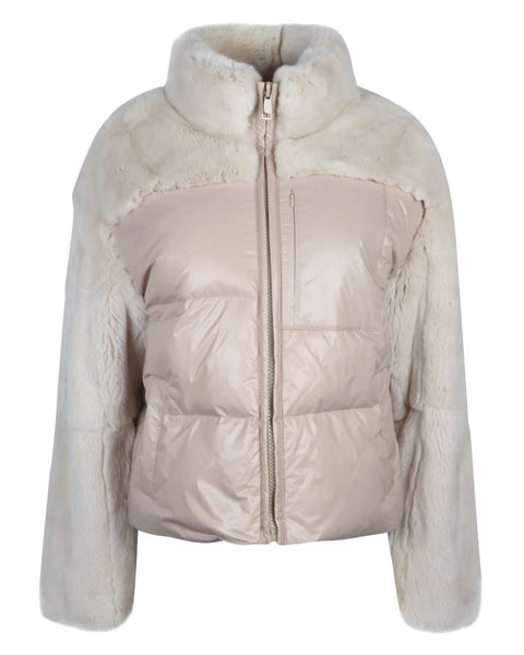 Linda Richards Rex Down Jacket-Champagne-Linda Richards