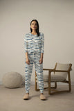 Aspen Dream Cozy Pajama, Ski Trail Map-Aspen Dream