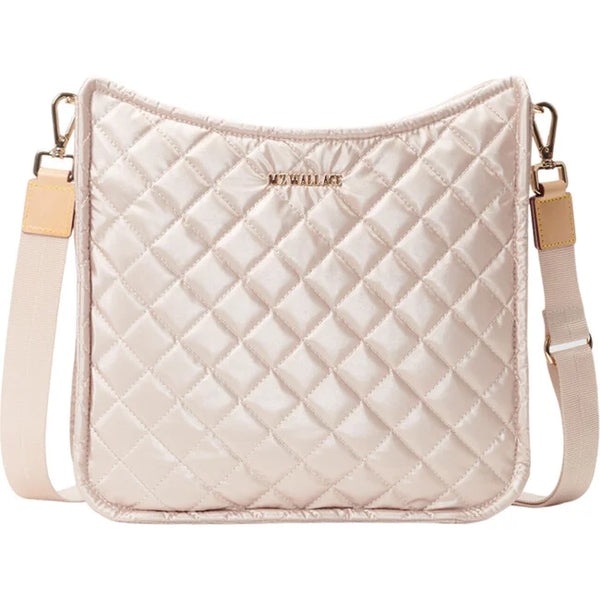 MZ Wallace Box Crossbody, Pale Rose Gold Metallic-MZ Wallace