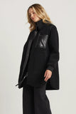 Adroit Audrey Jacket, Black-Adroit Atelier