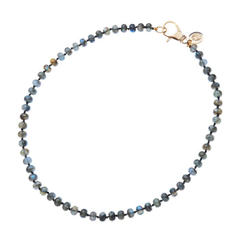 Jane Win Ombre Beaded Necklace, Labradorite-Jane Win