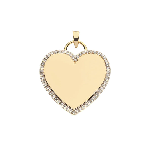 Jane Win Never Enough LOVE Necklace, Heart Pendant-Jane Win