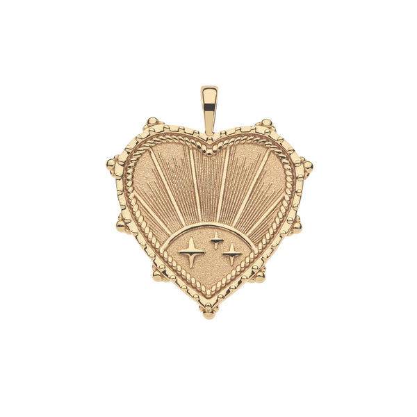 Jane Win Heart Coin Necklace, Strong-Jane Win