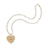 Jane Win Heart Coin Necklace, Hope-Jane Win