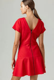 sundays Alina Dress, Red-sundays