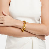 Julie Vos Cannes Demi Link Bracelet, Gold-Julie Vos