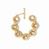 Julie Vos Cannes Demi Link Bracelet, Gold-Julie Vos