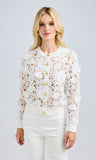 Erin 3D Lace Cardigan, White-Generation Love