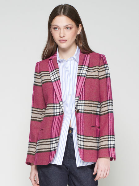 Vilagallo Hannah, Checked Raspberry-Vilagallo
