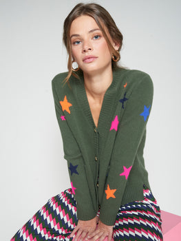 Vilagallo Alina Stars, Green Multi-Vilagallo