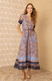 Hale Bob Aubrie Maxi Dress, Navy-Hale Bob