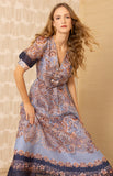 Hale Bob Aubrie Maxi Dress, Navy-Hale Bob