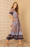 Hale Bob Aubrie Maxi Dress, Navy-Hale Bob