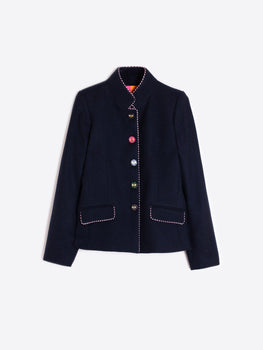Vilagallo Dori Blazer with Bee Buttons-Vilagallo