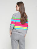 Vilagallo Rayas Neon Stripe, Grey Multi-Vilagallo