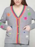 Vilagallo Alina Stars, Grey Multi-Vilagallo