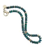 Jane Win Gumdrop Necklace, Phoenix Turquoise-Jane Win