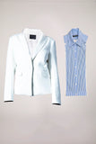 Blue Revival Helen Blazer, Stripe Insert-Blue Revival