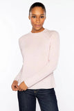 Kinross Plaited Rib Trim Crew-Kinross Cashmere