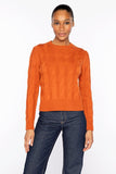 Kinross Luxe CableCrew, Taupe-Kinross Cashmere