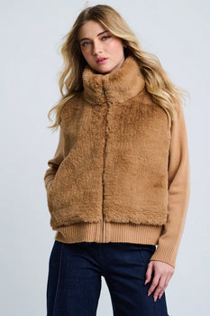Lisa Todd The Teddy Jacket, Camel-Lisa Todd