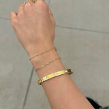 Waterproof Corrine Bangle, Gold-Nikki Smith Designs