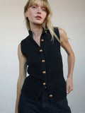 Ira Sweater Vest, Black-Nation LTD