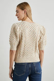 Isla Cardigan, Cream Confetti-Rails