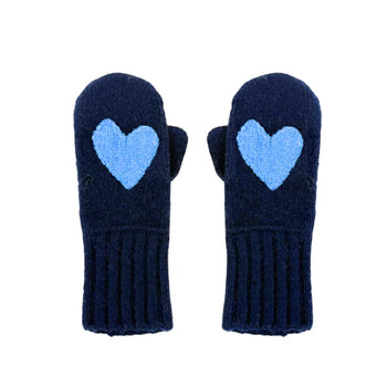 KR Patch Mittens, Indigo Blue-Kerri Rosenthal