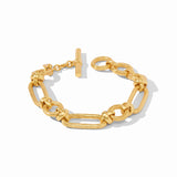 JV Ivy Link Bracelet, Gold-Julie Vos