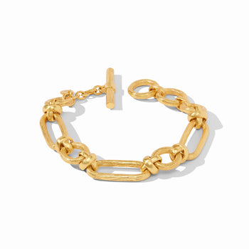JV Ivy Link Bracelet, Gold-Julie Vos