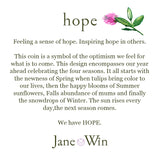 JW Petite Embellished Coin Necklace, HOPE-Jane Win