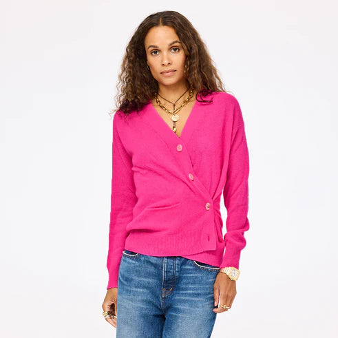 KR Jackie Cardigan, Neon Pink-Kerri Rosenthal