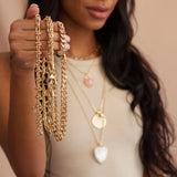 In a Knot Chain w/ Rose Quartz Bead-Jane Win