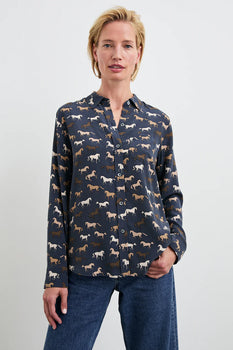 Rails Kate Shirt, Horses-Rails