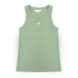 Kerri Rosenthal Heart Tank, Army Green-Kerri Rosenthal