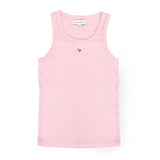 Kerri Rosenthal Heart Tank, Carnation Pink-Kerri Rosenthal