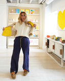 KR Weekend Barb Sweatpant, Indigo Blue-Kerri Rosenthal