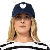 KR Heart Patch Hat, Indigo/ Blue-Kerri Rosenthal