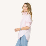 Mia Lightweight Oxford Shirt, Oxford Pink-Kerri Rosenthal