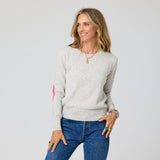 Kerri Rosenthal Patchwork Pullover, Stardust-Kerri Rosenthal