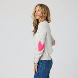 Kerri Rosenthal Patchwork Pullover, Stardust-Kerri Rosenthal