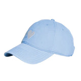 KR Embroidered Heart Hat, Light Blue/White-Kerri Rosenthal