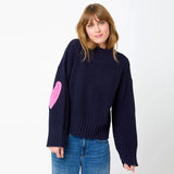 Kerri Rosenthal Zero Waste Sweater, Indigo-Kerri Rosenthal