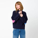 Kerri Rosenthal Zero Waste Sweater, Indigo-Kerri Rosenthal