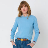 Kerri Rosenthal Patchwork Pullover, Mid Blue-Kerri Rosenthal