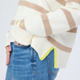 Syd Sweater, Off White/ Taupe-Kerri Rosenthal