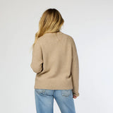 Benton Cashmere Sweater Imperfect Heart, Taupe-Kerri Rosenthal